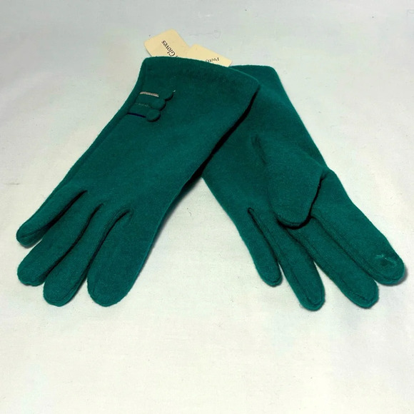 Pretty Persuasions Accessories - Pretty Persuasion Green Touch Screen Gloves